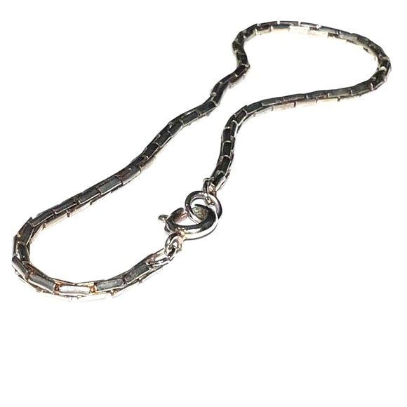 Silver Mesh Belt Buckle Bracelet with 2 other Silver Tone Vintage Bracelets - Picture 7 of 7